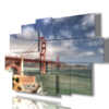 photo tableau du Golden Gate de San Francisco par jour