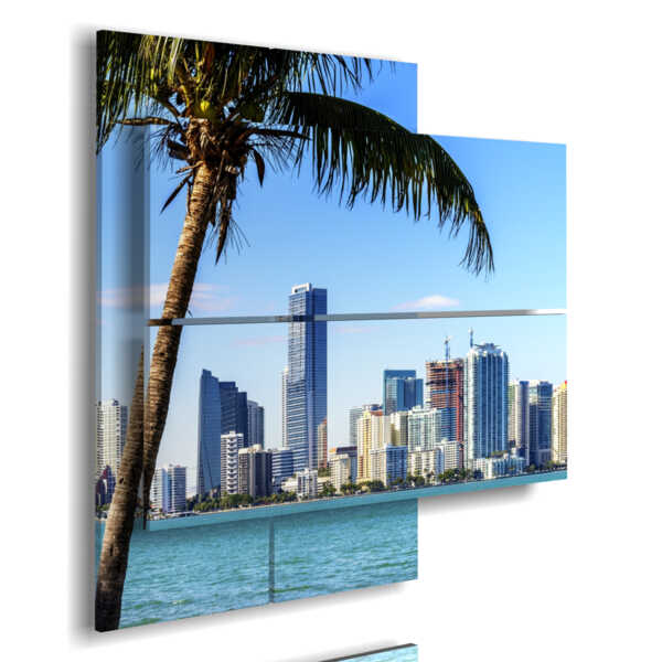 tableau avec des images de la plage de Miami