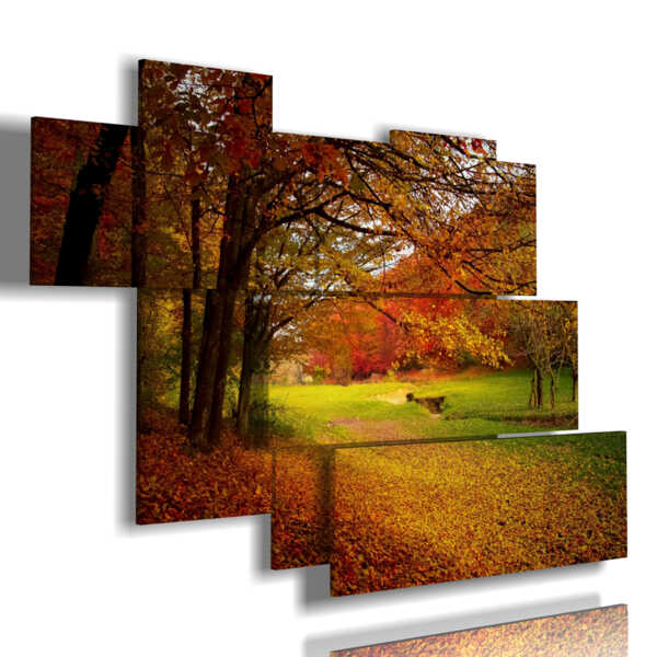 tableaux de paysages d'automne aux mille couleurs